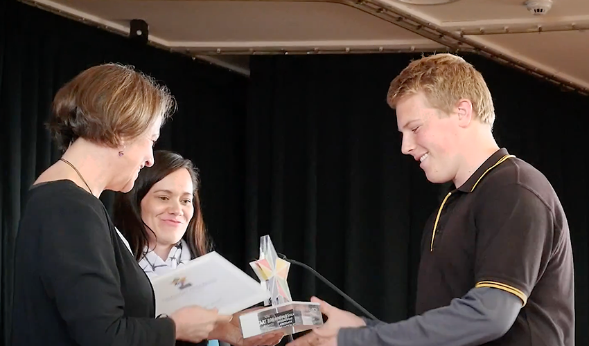August 2016 KickStart Breakfast Student Champion of the year - Bryn ...